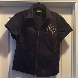 Harley Black Short Sleeve Shirt